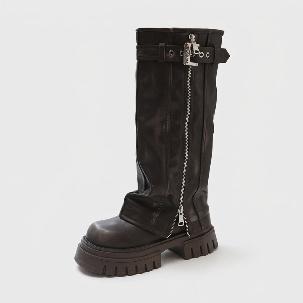 BOTA ALTA TRACK HEBILLAS