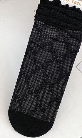 Calcetines calados ondulado