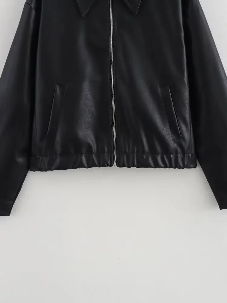 Cazadora cuero vintage