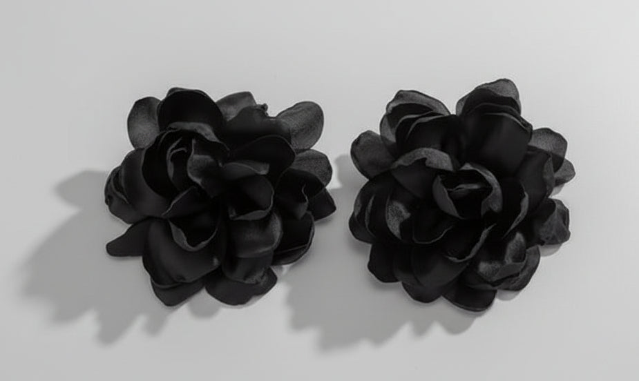 Pendiente maxi flor