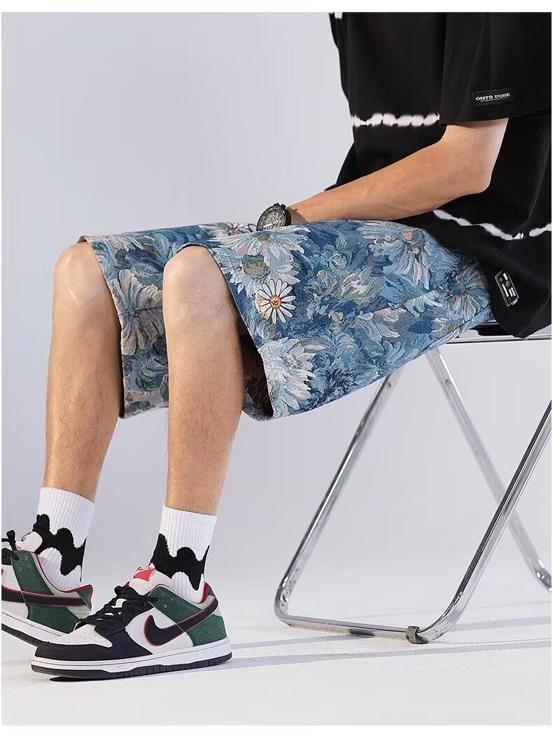 Bermuda floral print