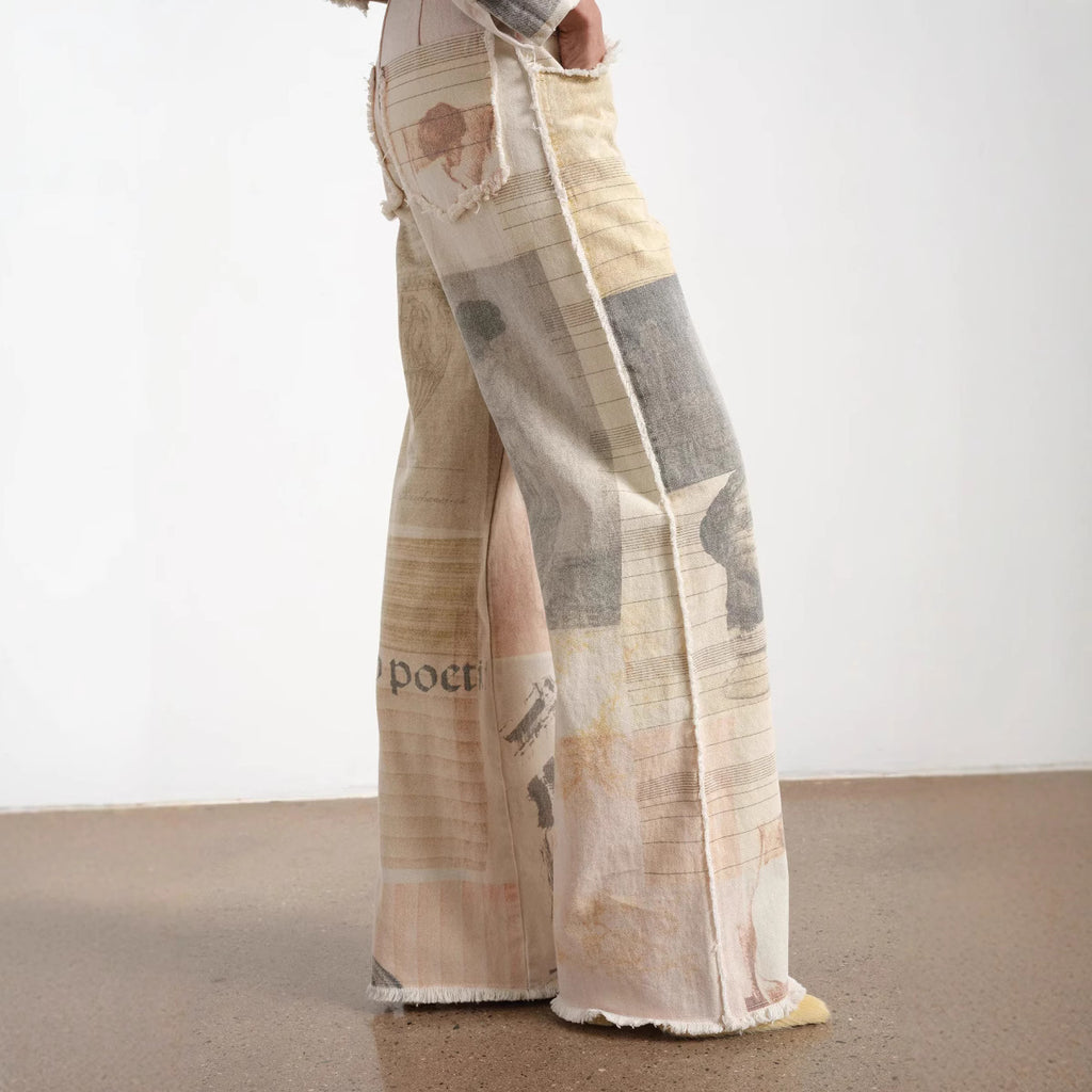 Pantalón patchwork
