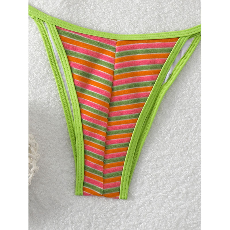 Bikini retro stripes
