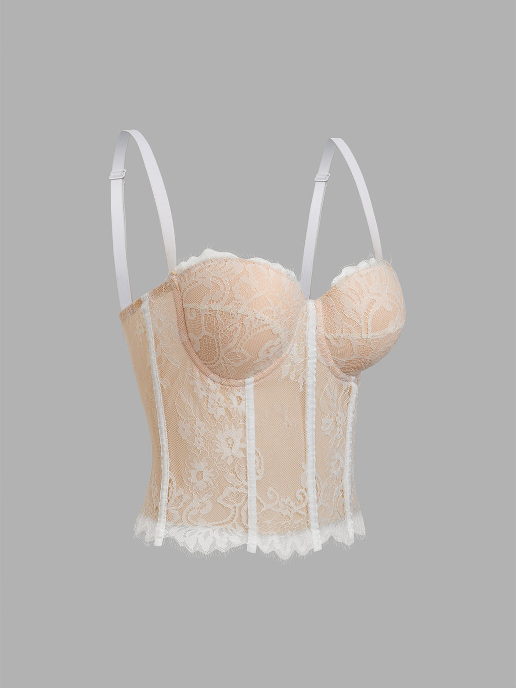 Top corsetero encaje