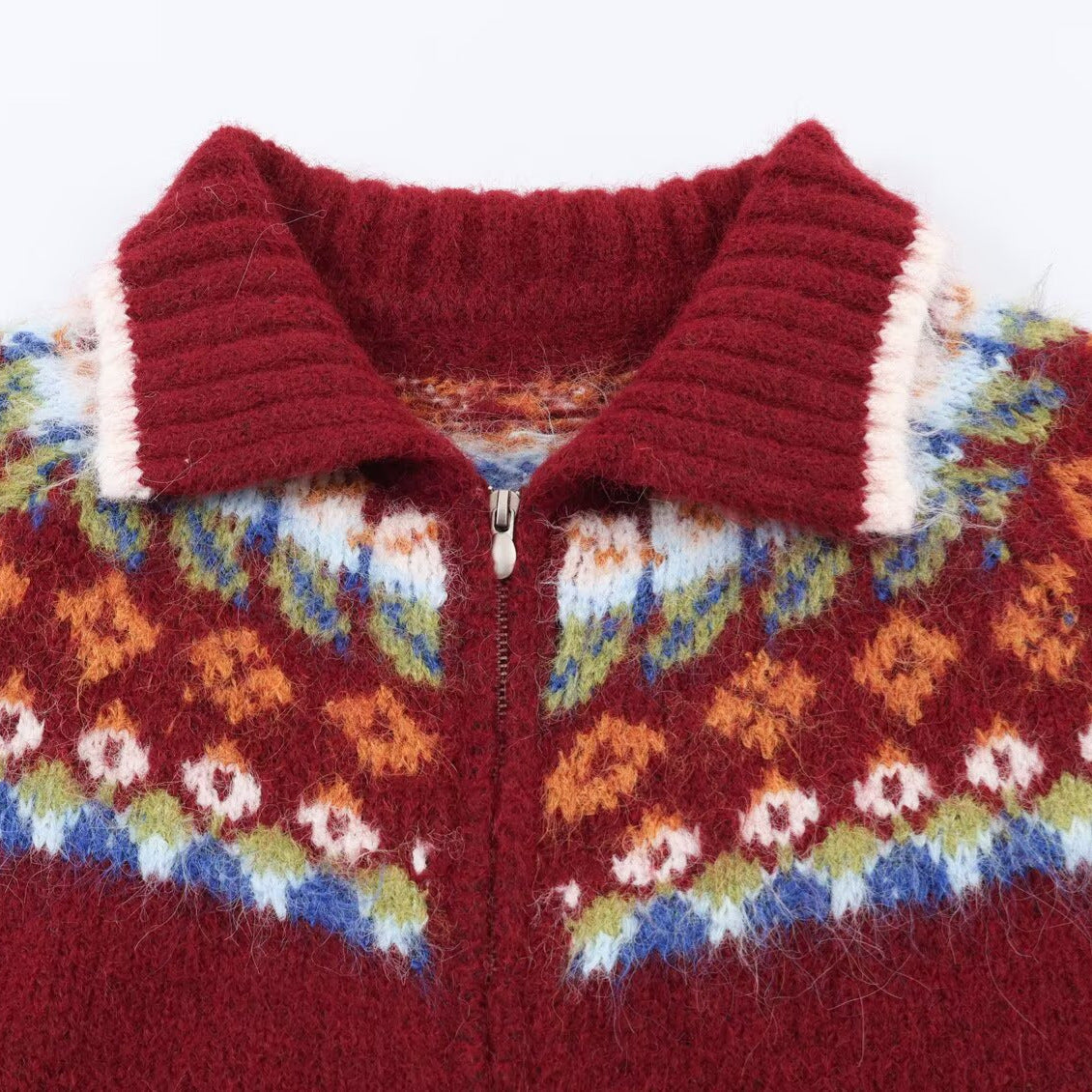 Chaqueta punto jacquard