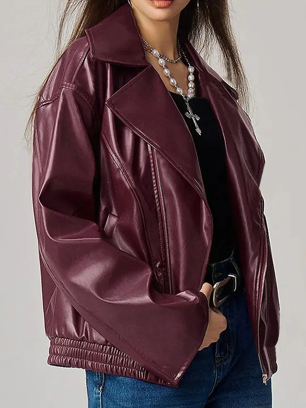 Chaqueta hombros caídos