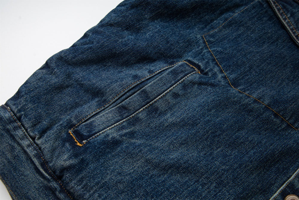 Chaqueta denim algodón