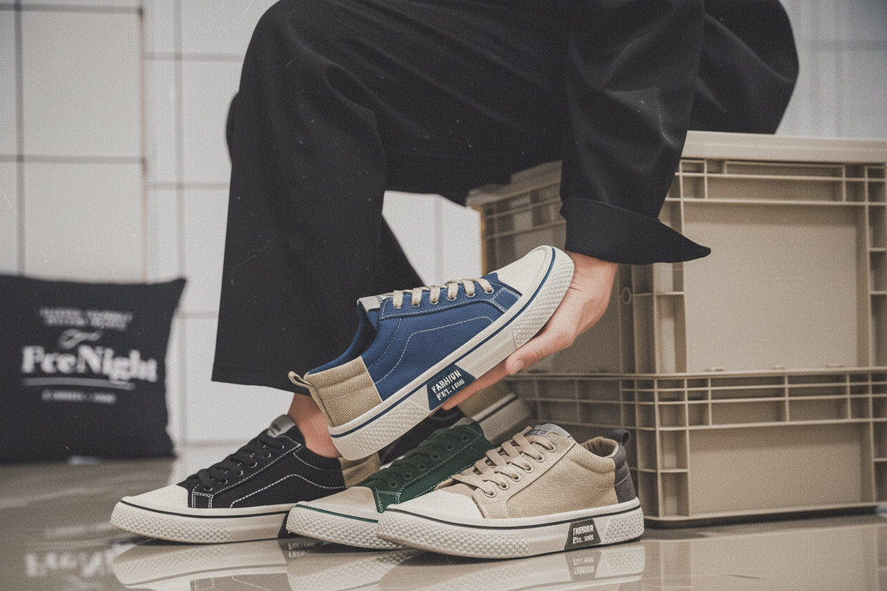 Zapatilla casual canvas