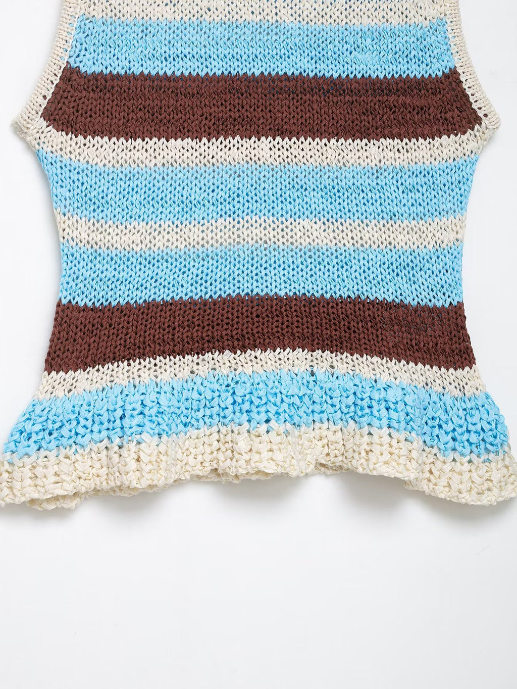 Top de punto sleeveless
