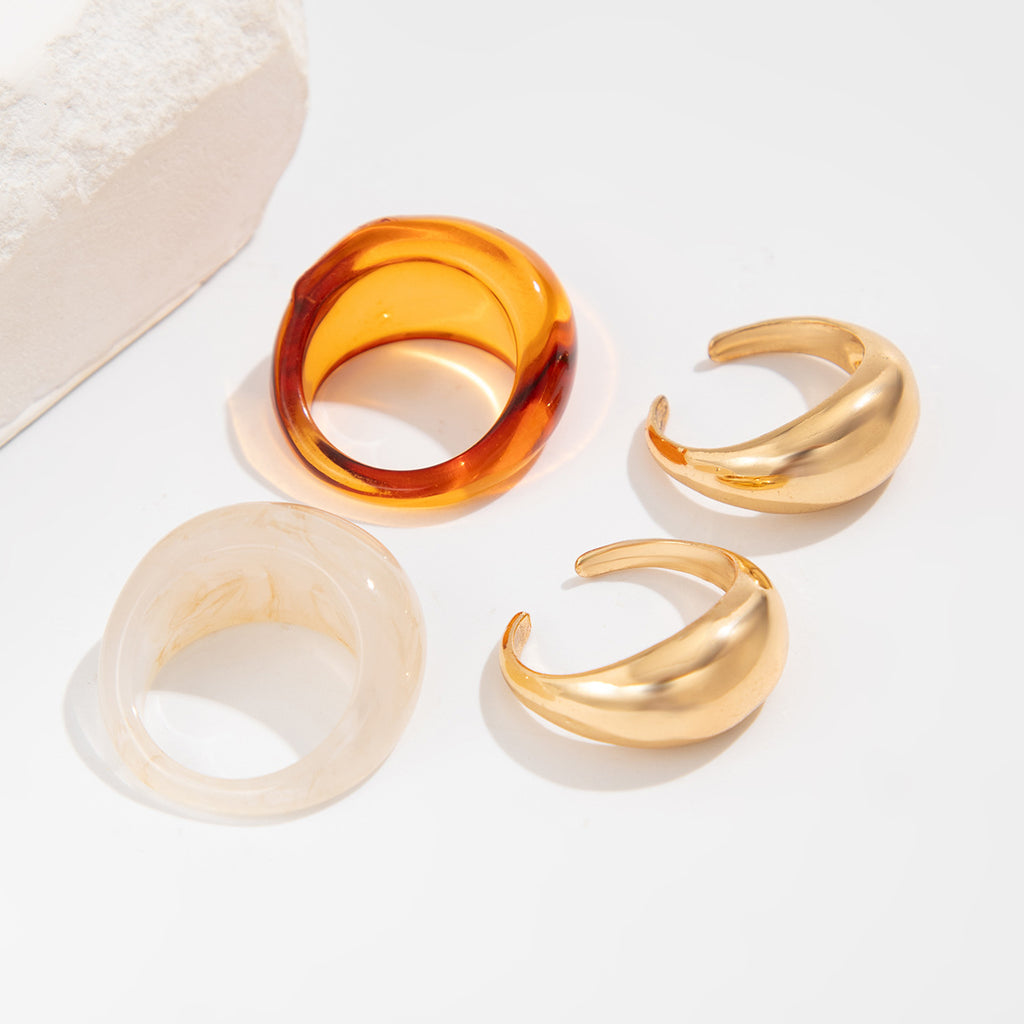 Set anillos retro