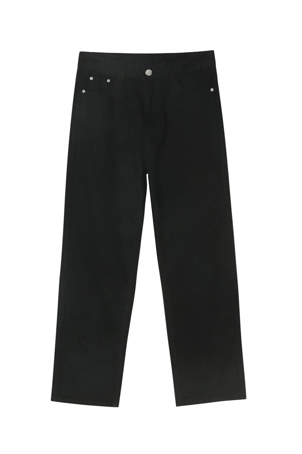 Pantalones straight-leg bolsillos