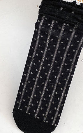 Calcetines calados ondulado