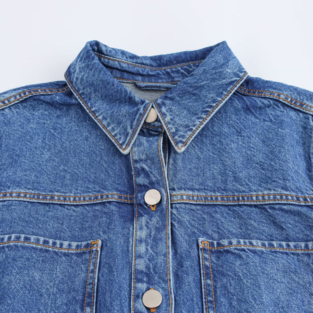 Vestido denim mezclilla