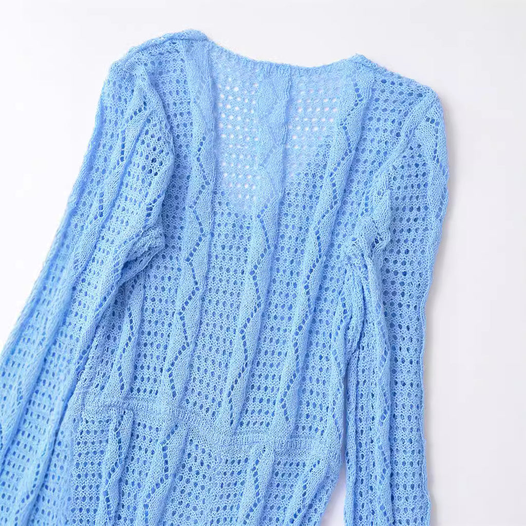 VESTIDO MIDI PUNTO-CALADO