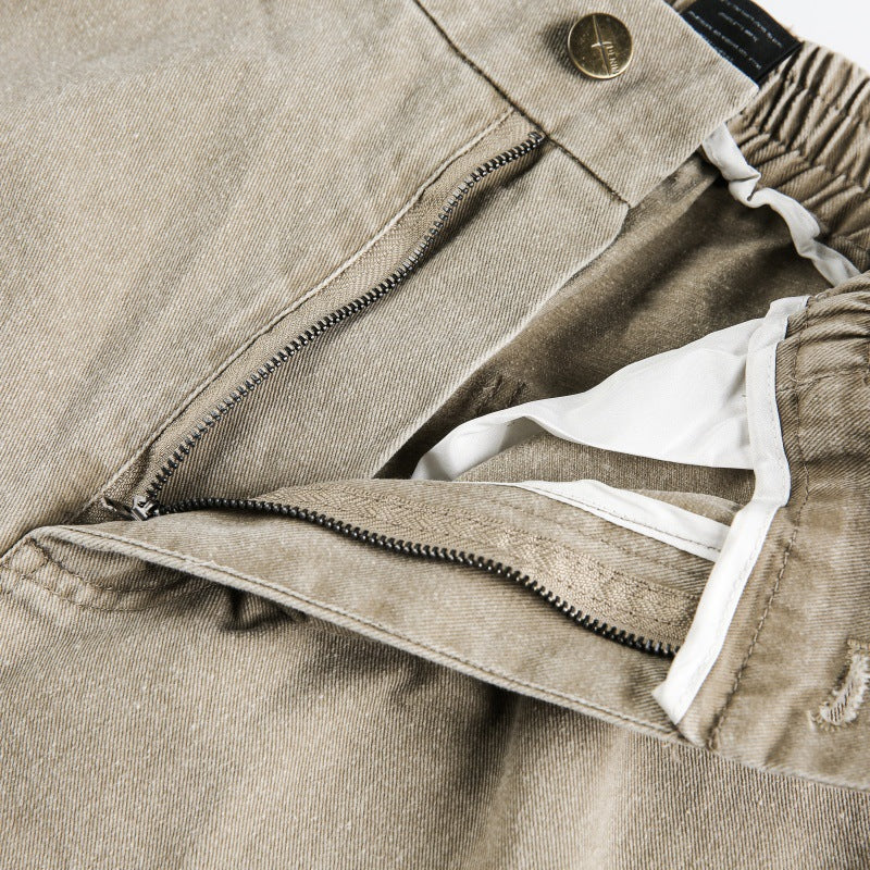 Pantalón multi-bolsillos patchwork