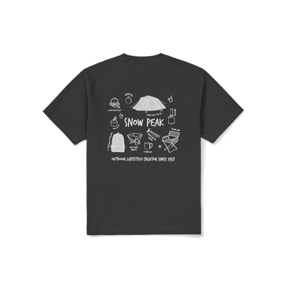 Camiseta estampada básica