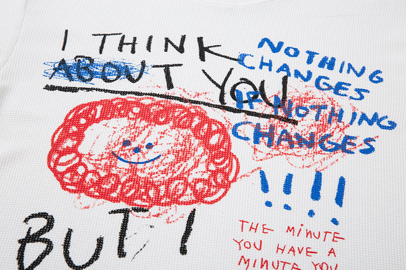 Camiseta waffle stitch