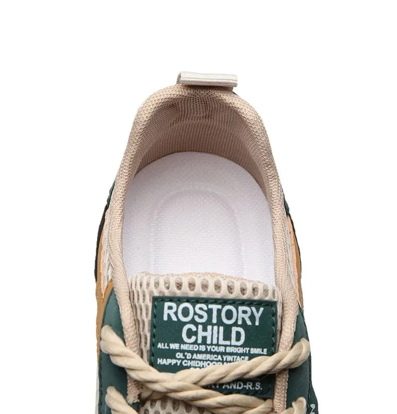 Zapatilla plana rejilla