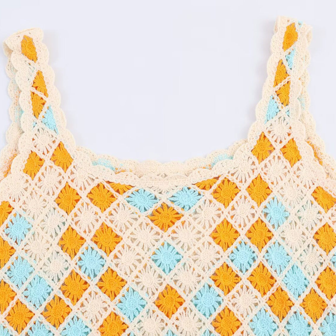 Vestido mini crochet