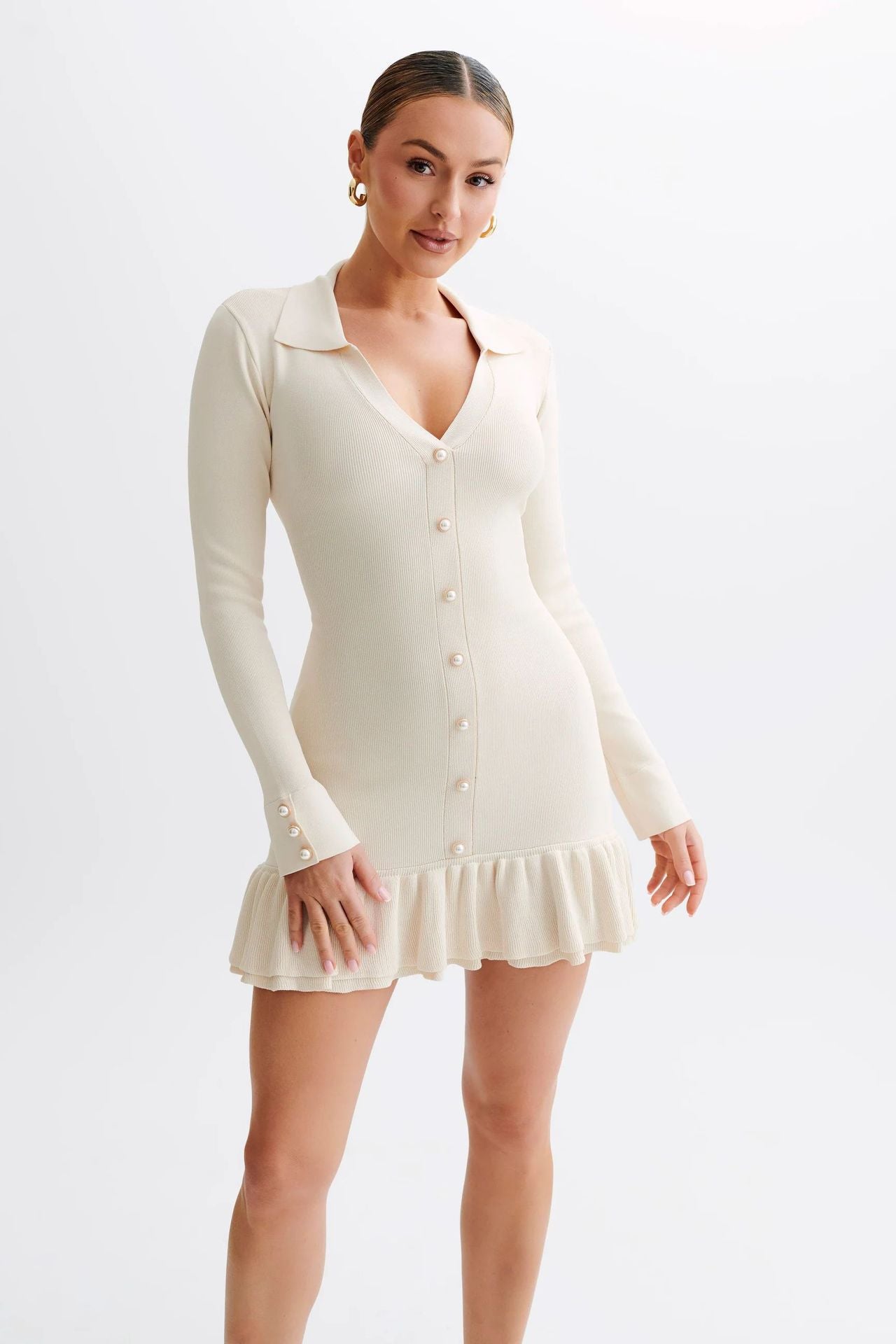 Vestido mini knitting