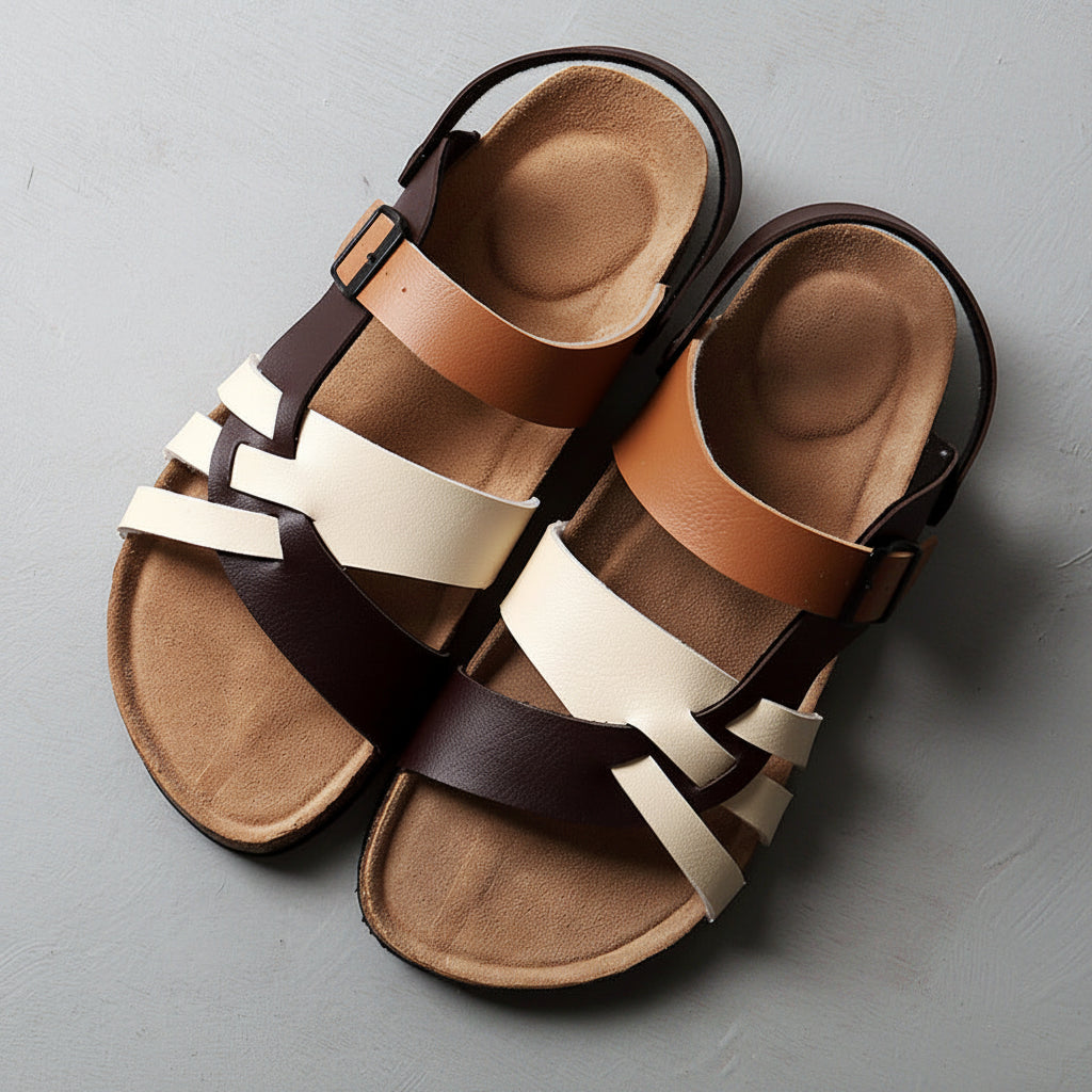 Sandalia plana Cork
