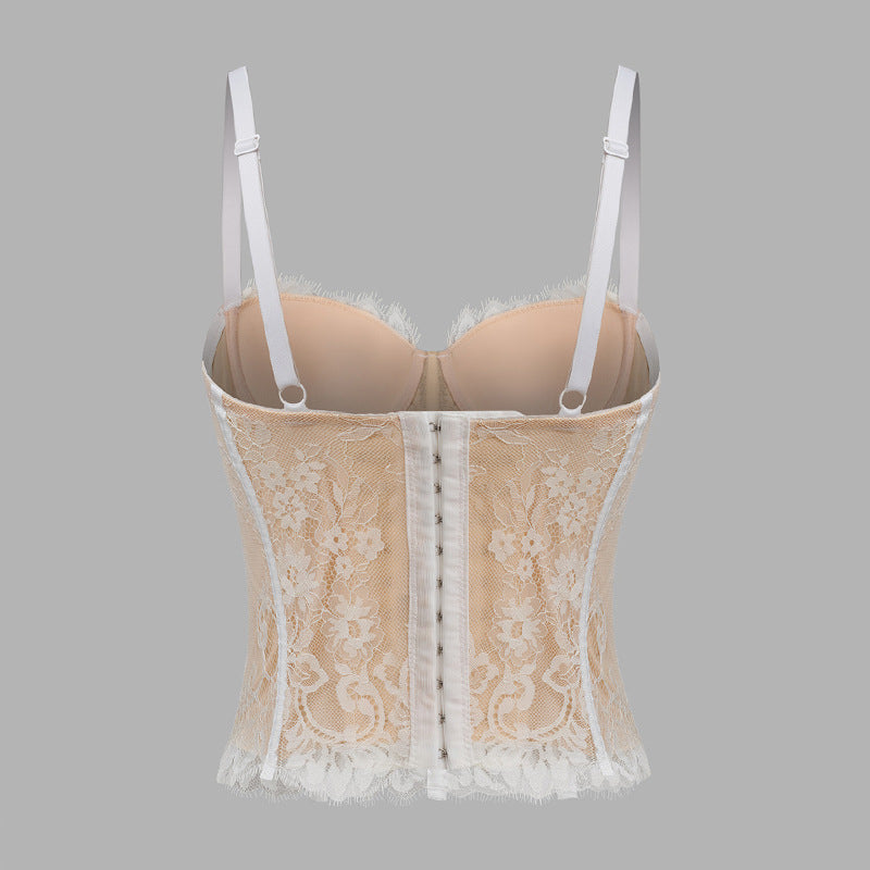 Top corsetero encaje