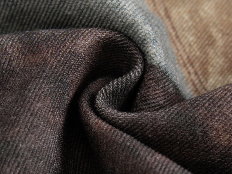 Pantalón trompe l'oeil patchwork