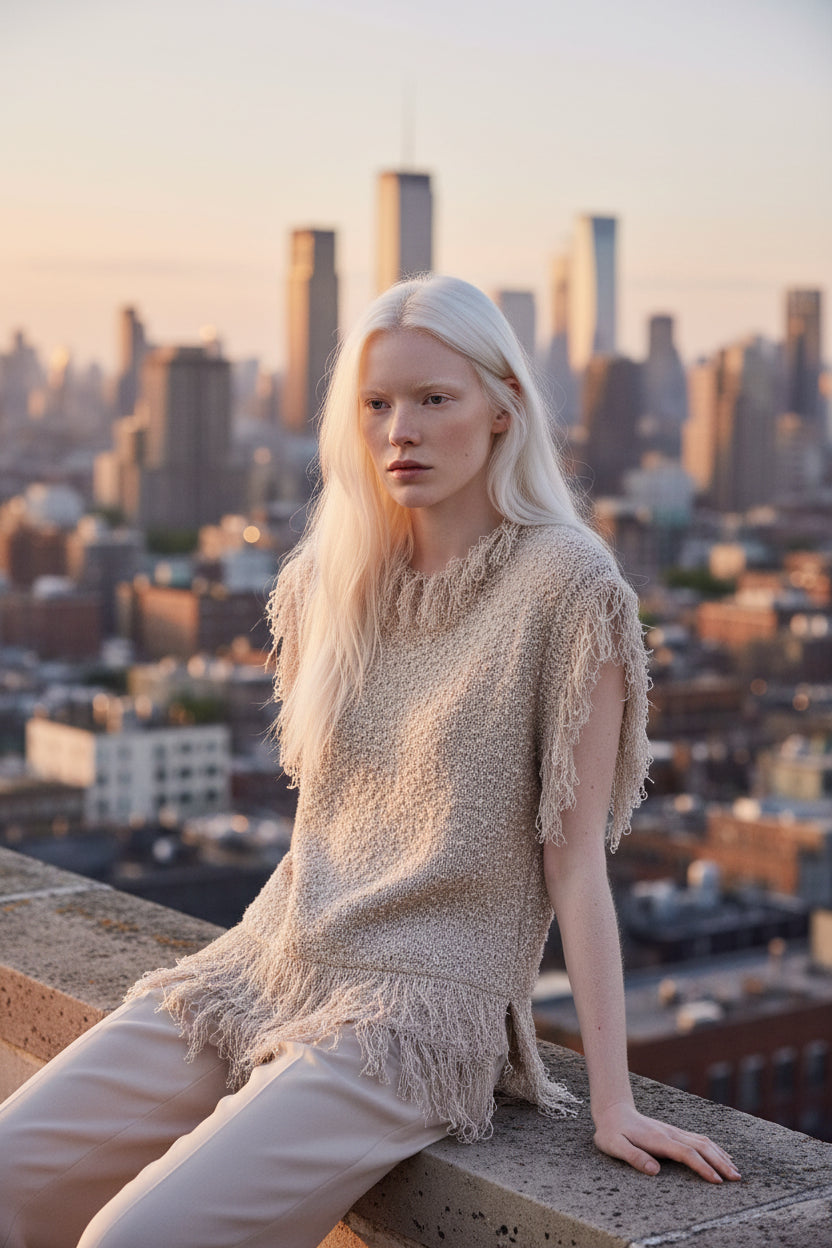 Chaleco punto pullover