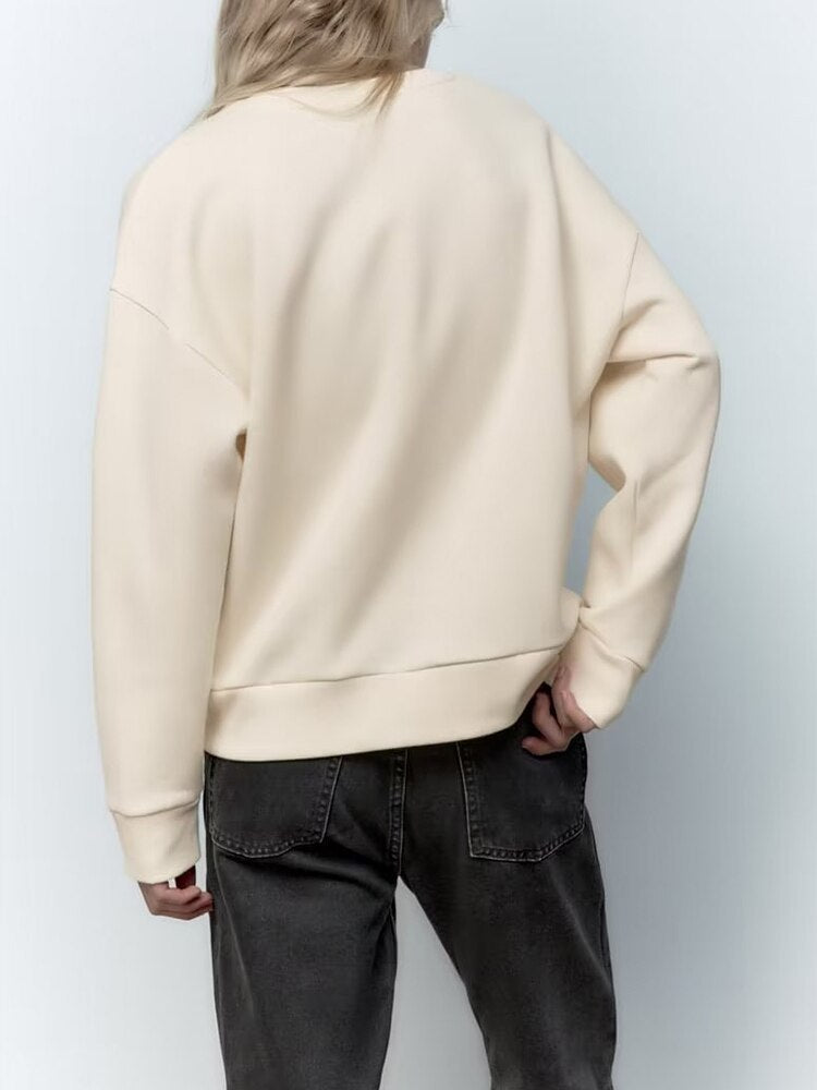 Sudadera loose-fit print