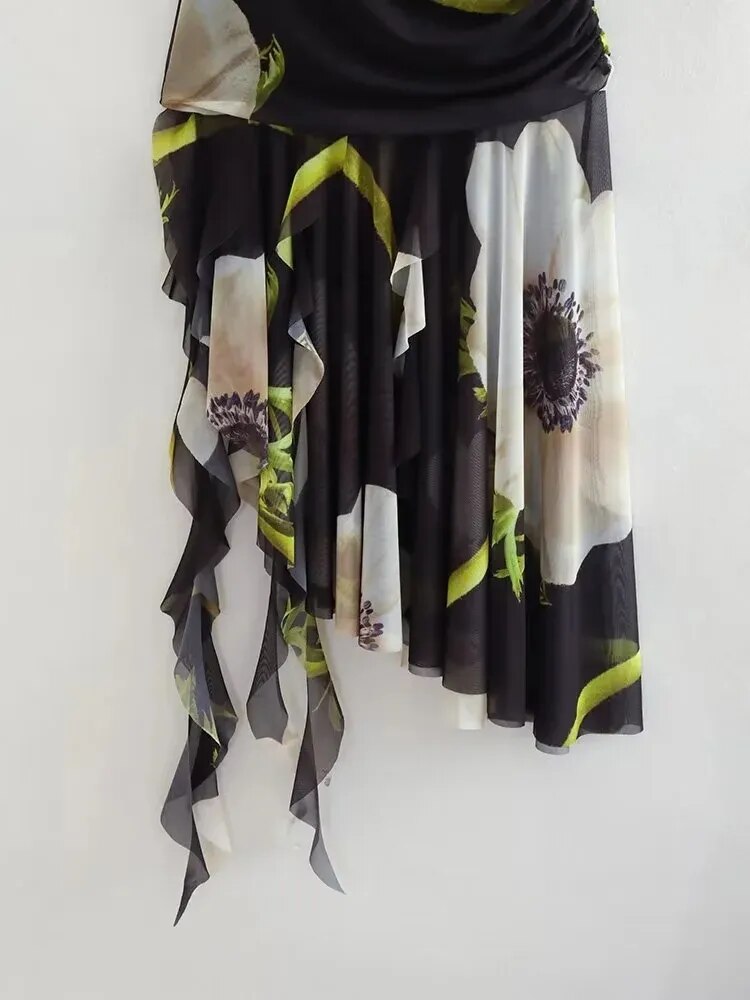 Vestido hombros corsetero