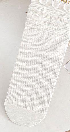 Calcetines calados ondulado