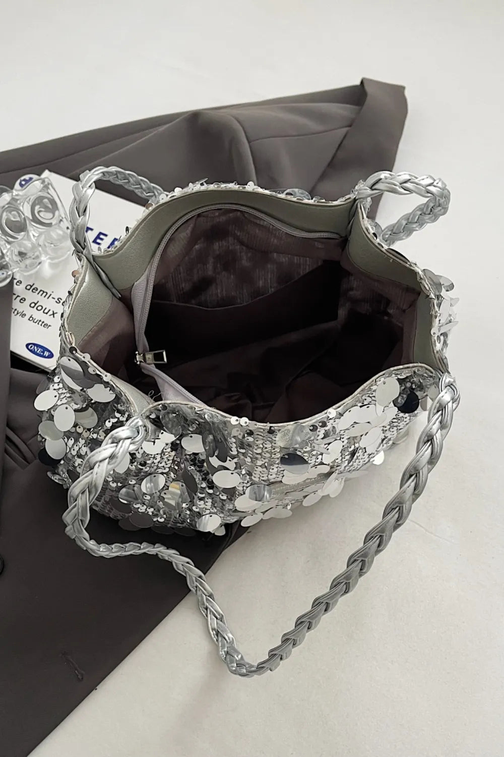 Bolso lentejuela maxi