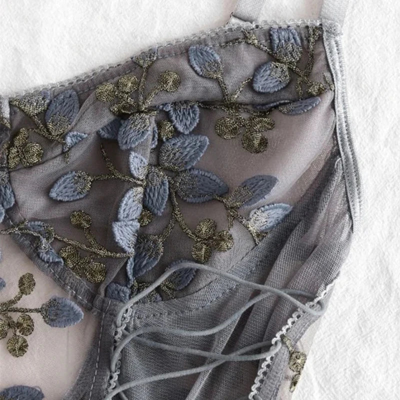 Body corsetero bordado