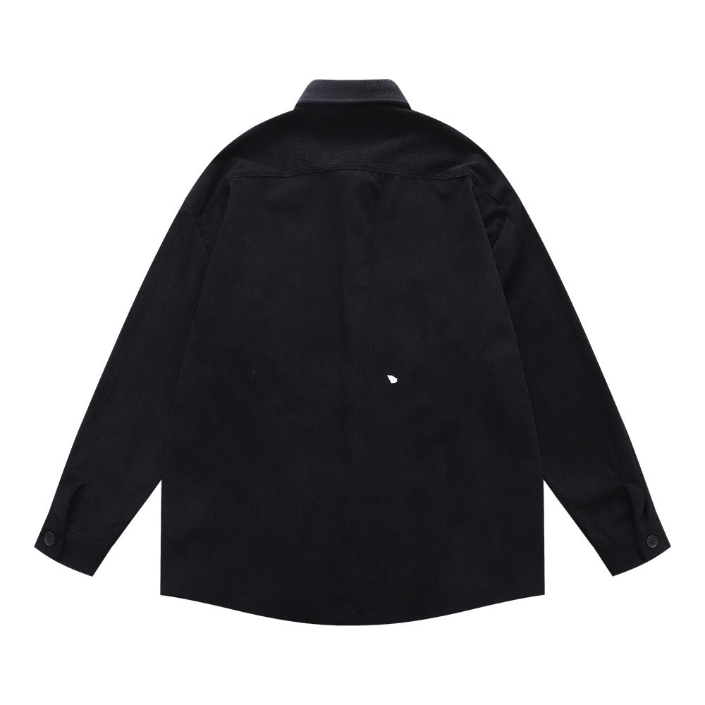 Camisa bordado loose-fit