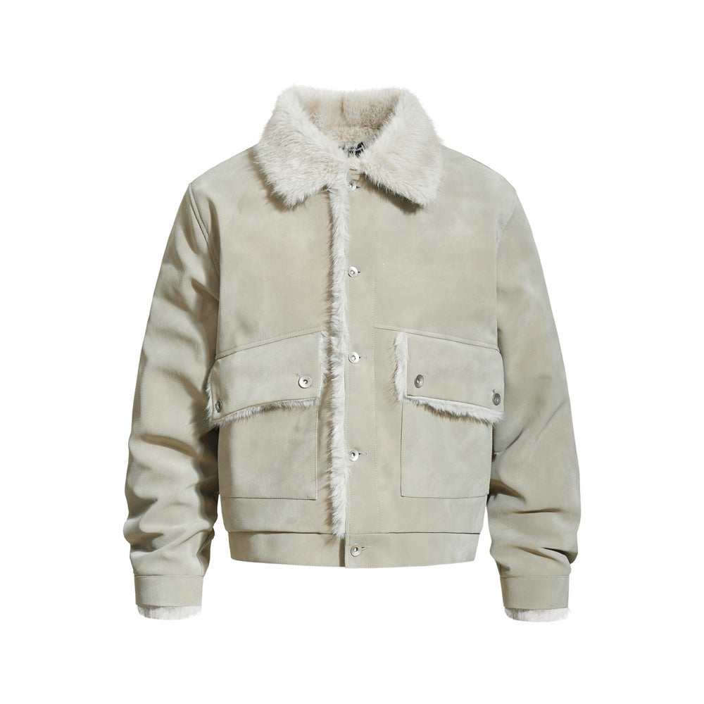 Abrigo loose-fit ante