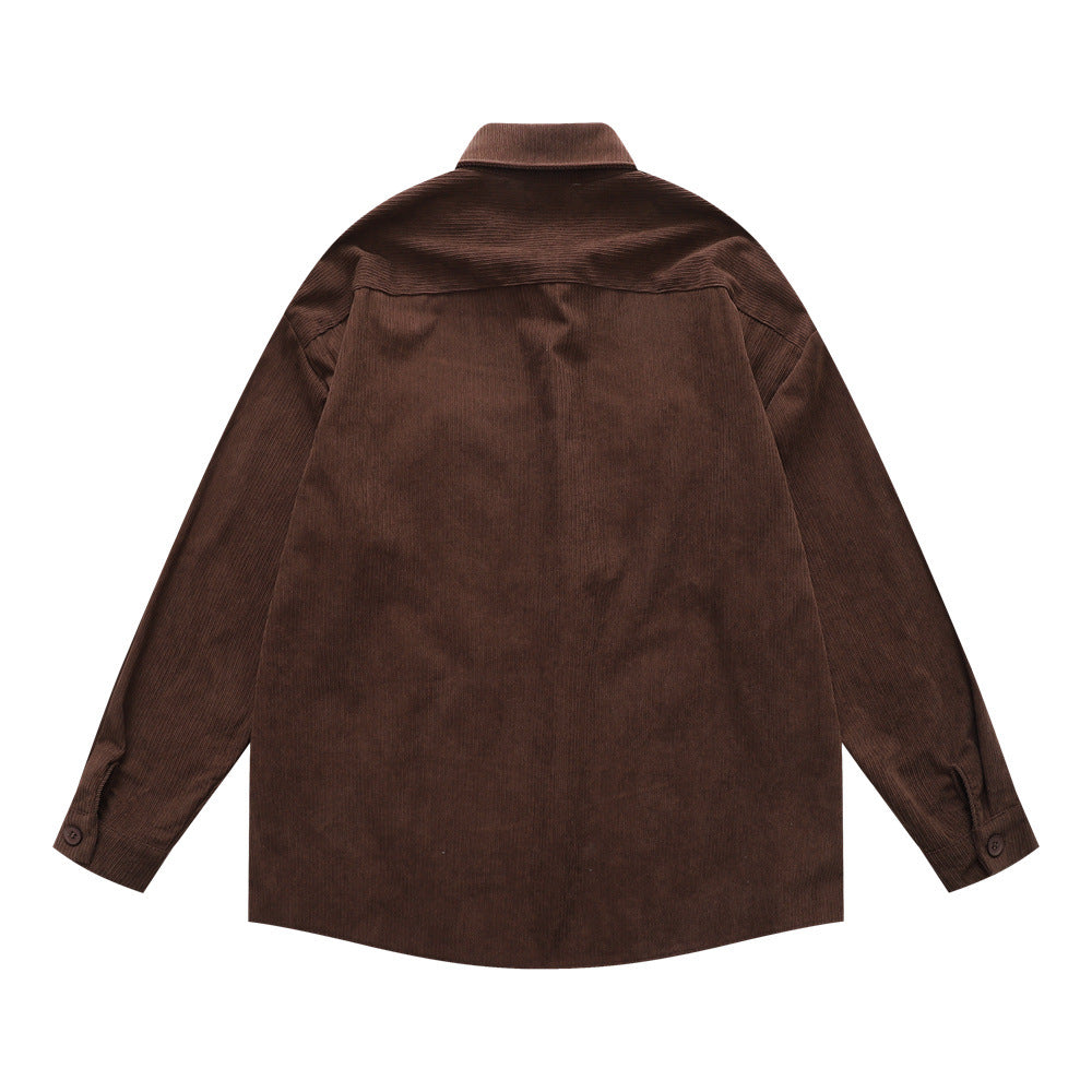 Camisa bordado loose-fit