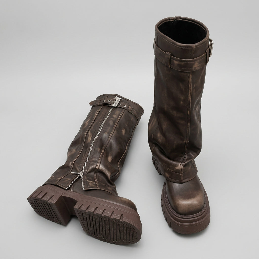 BOTA ALTA TRACK HEBILLAS
