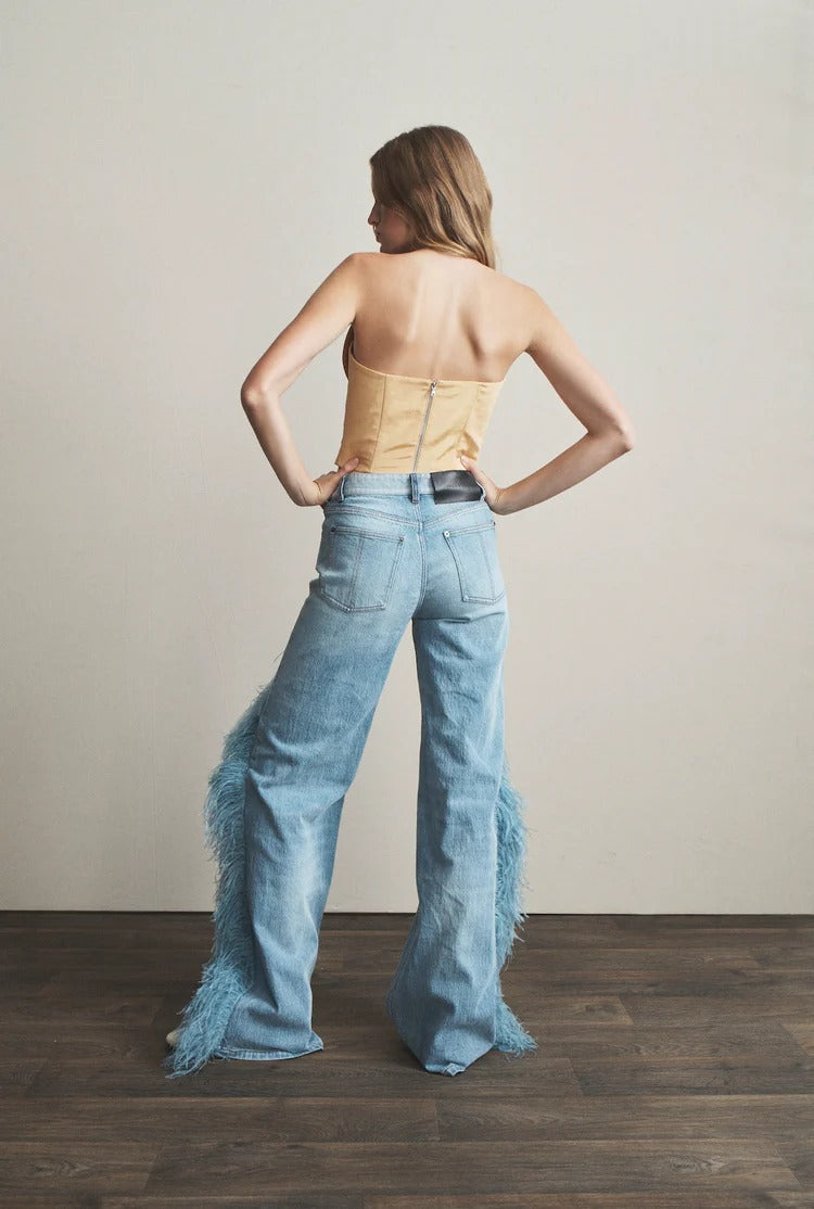 Jeans rectos feather