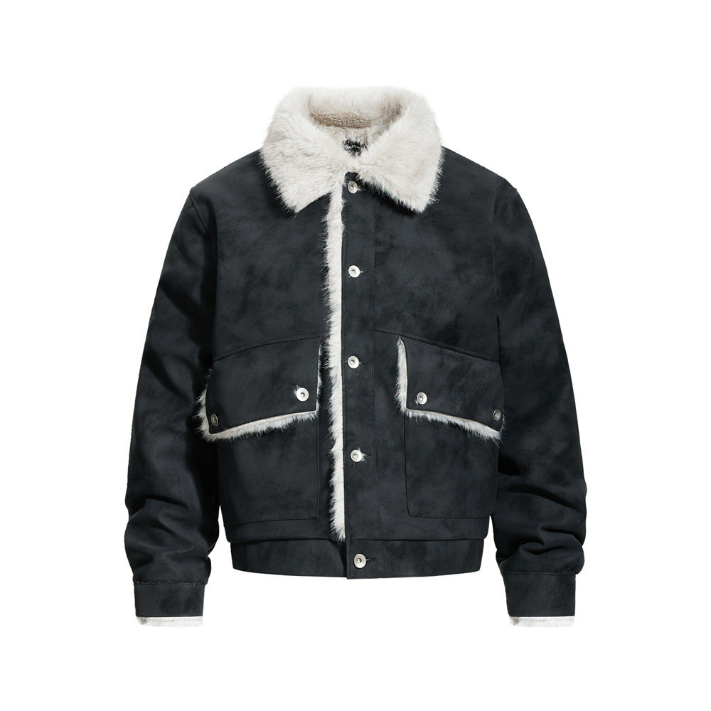 Abrigo loose-fit ante