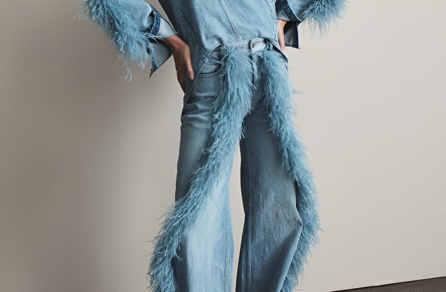 Jeans rectos feather