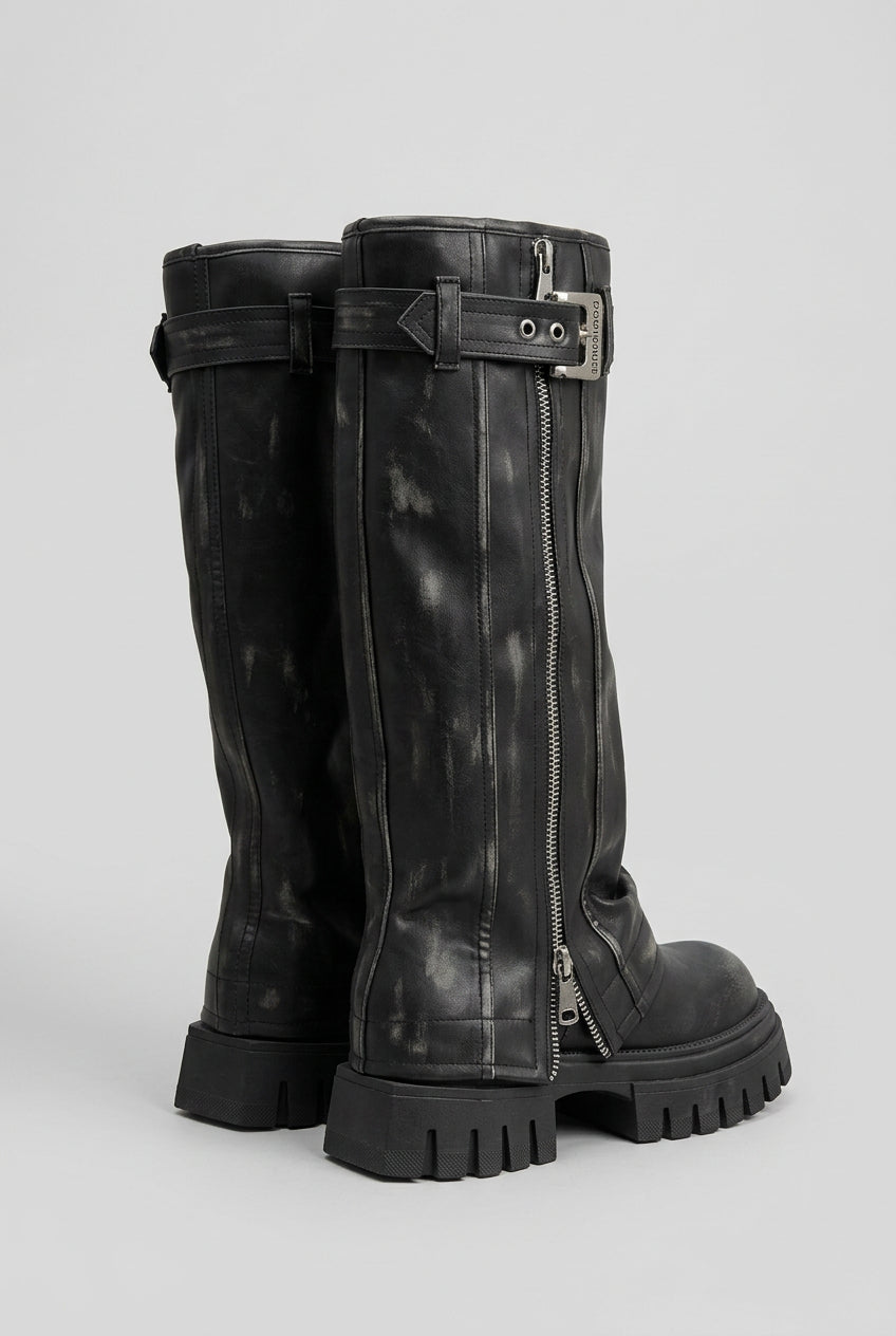 BOTA ALTA TRACK HEBILLAS