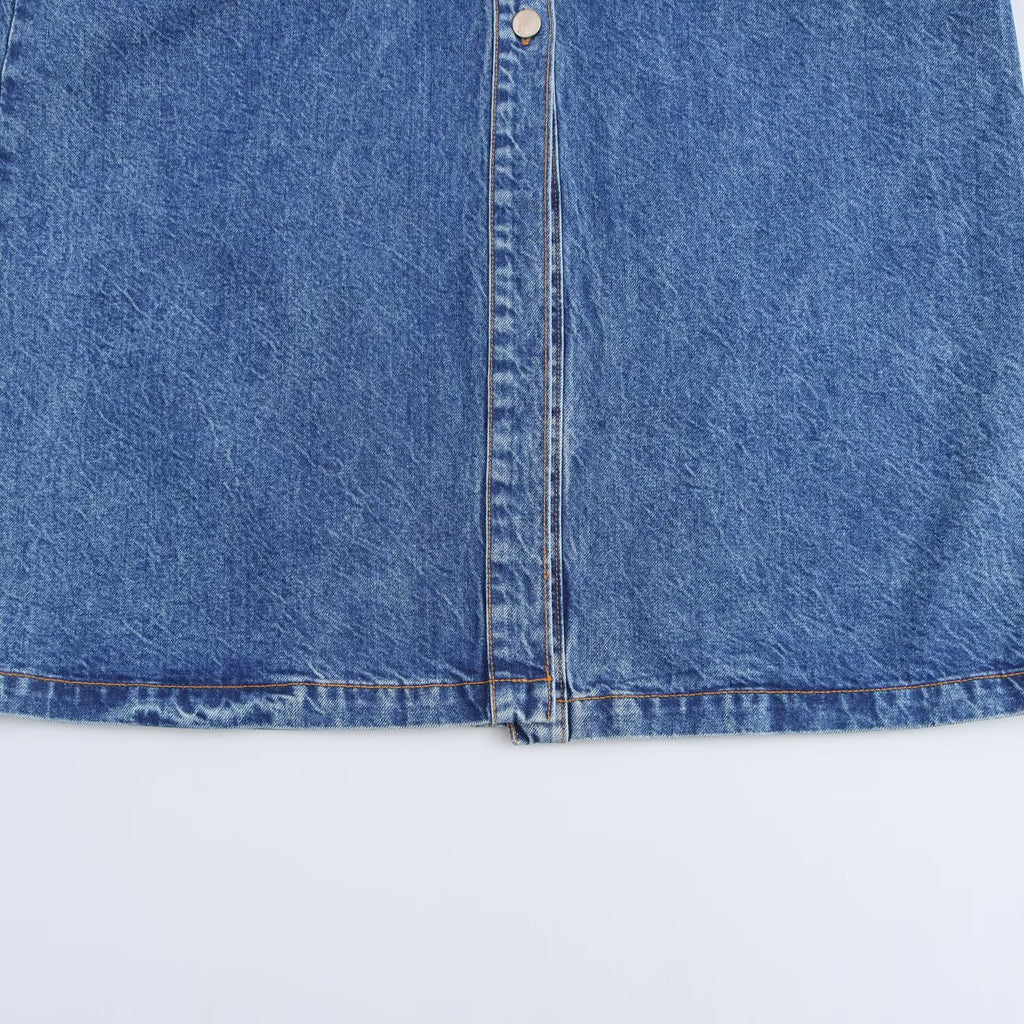 Vestido denim mezclilla