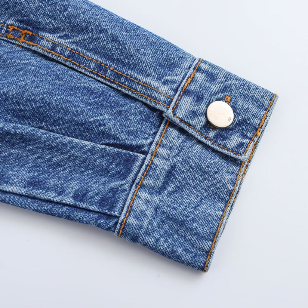 Vestido denim mezclilla