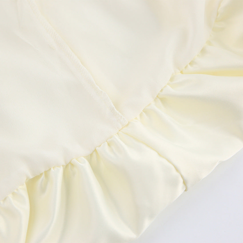 Vestido mini satén