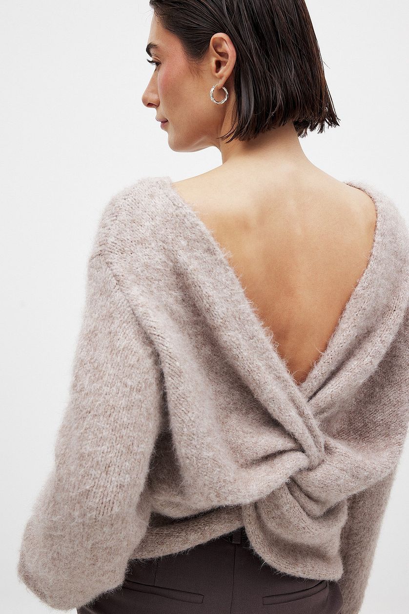 Jersey espalda descubierta