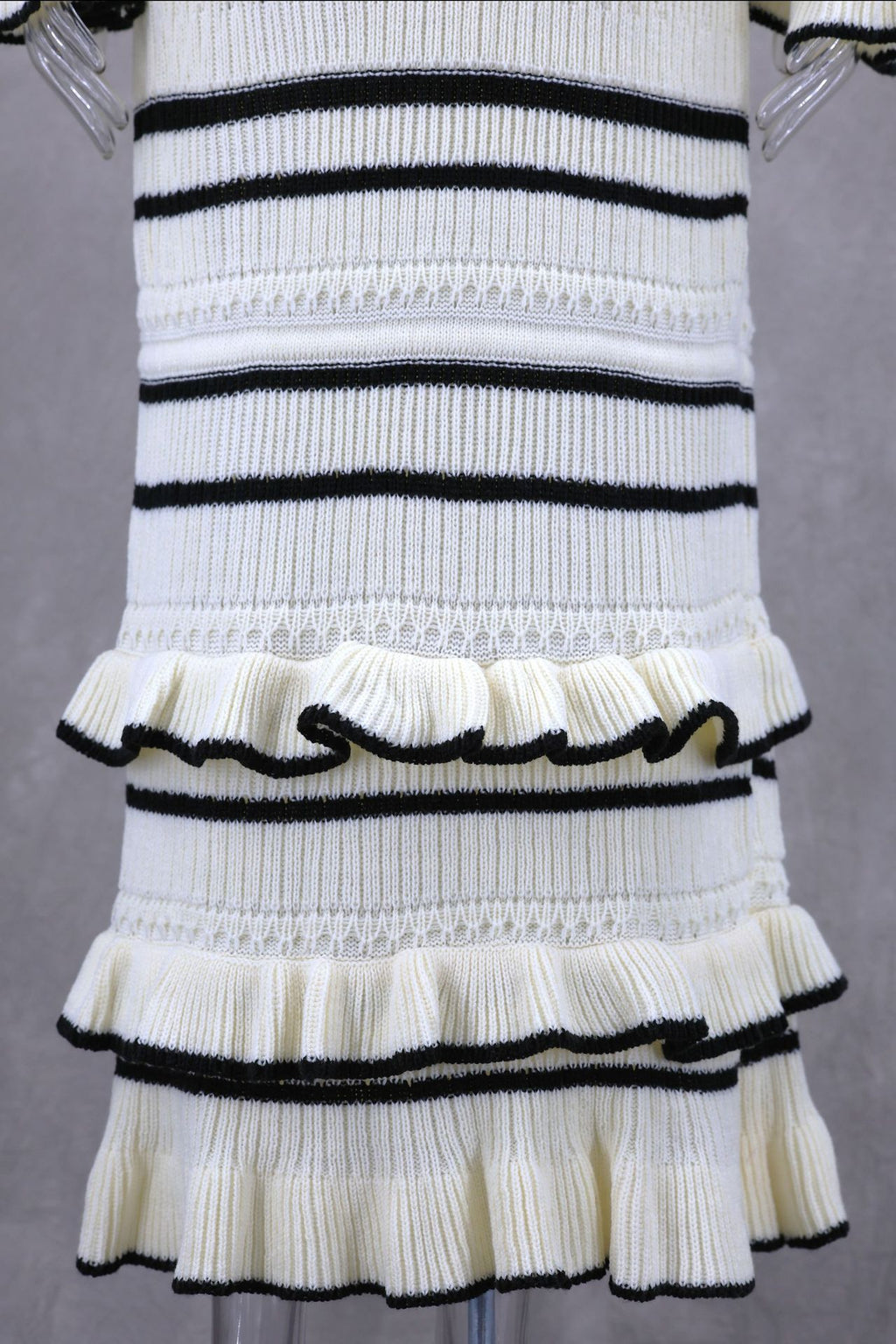 Vestido midi punto