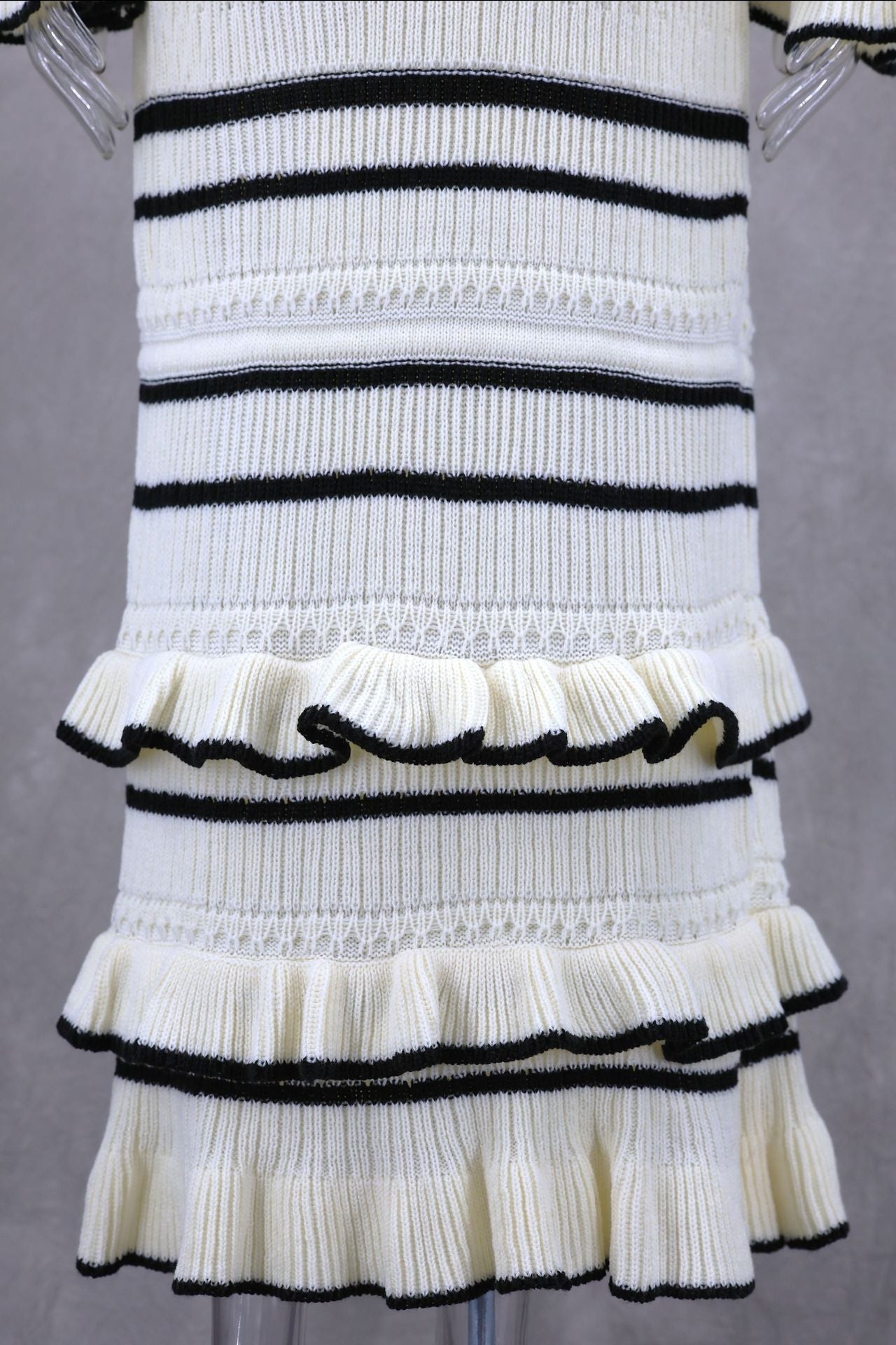 Vestido midi punto