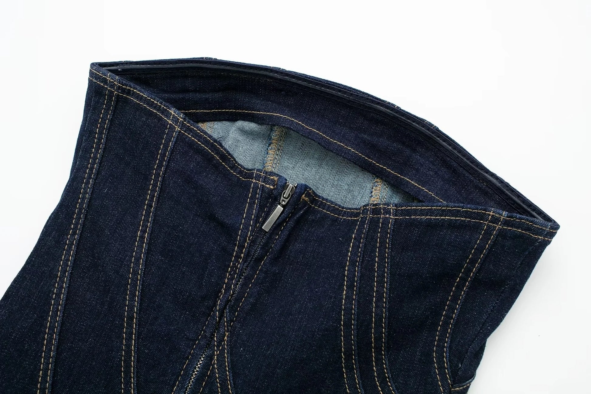 Vestido Denim off shoulder