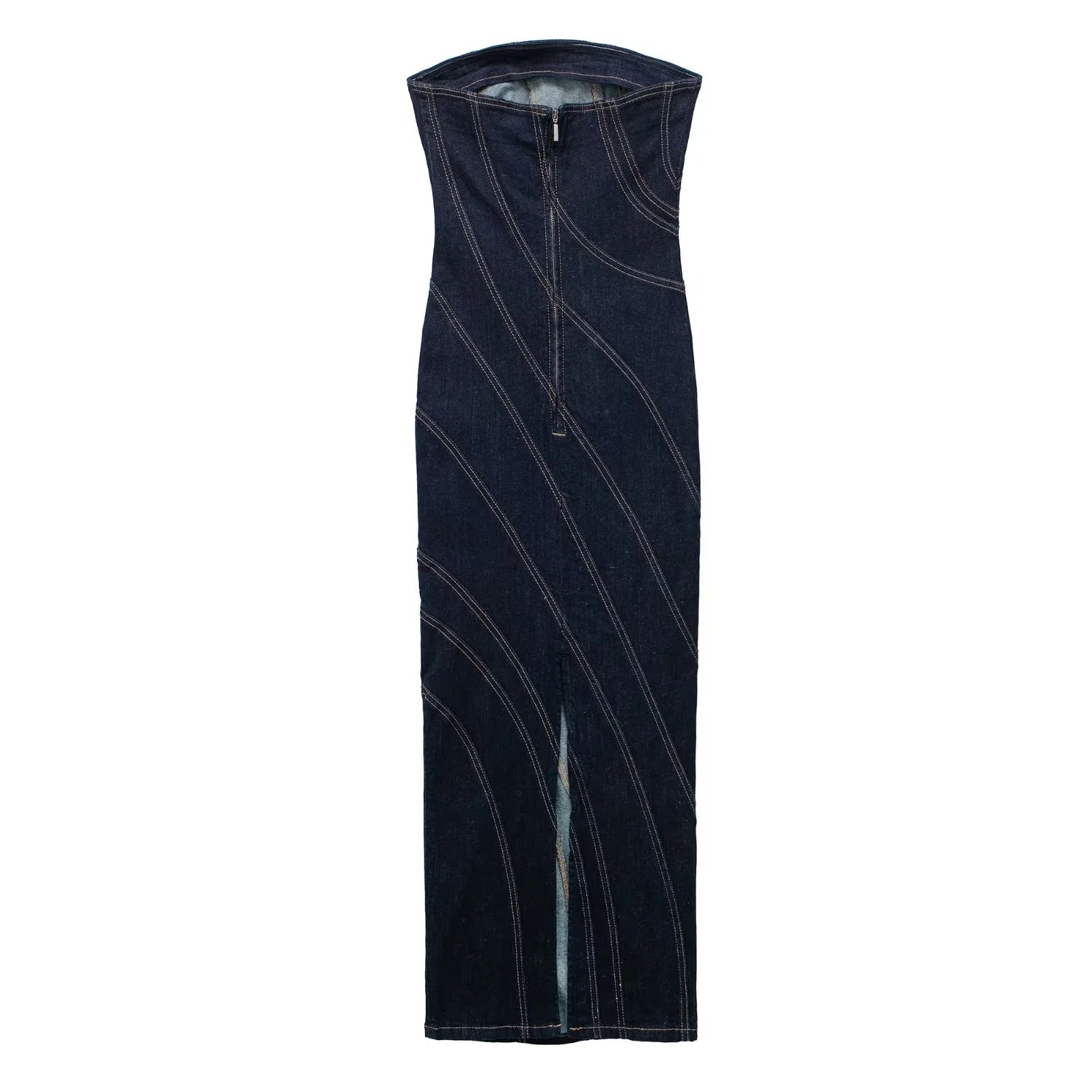 Vestido Denim off shoulder