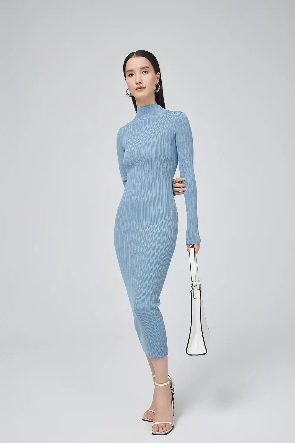 Vestido midi perkins